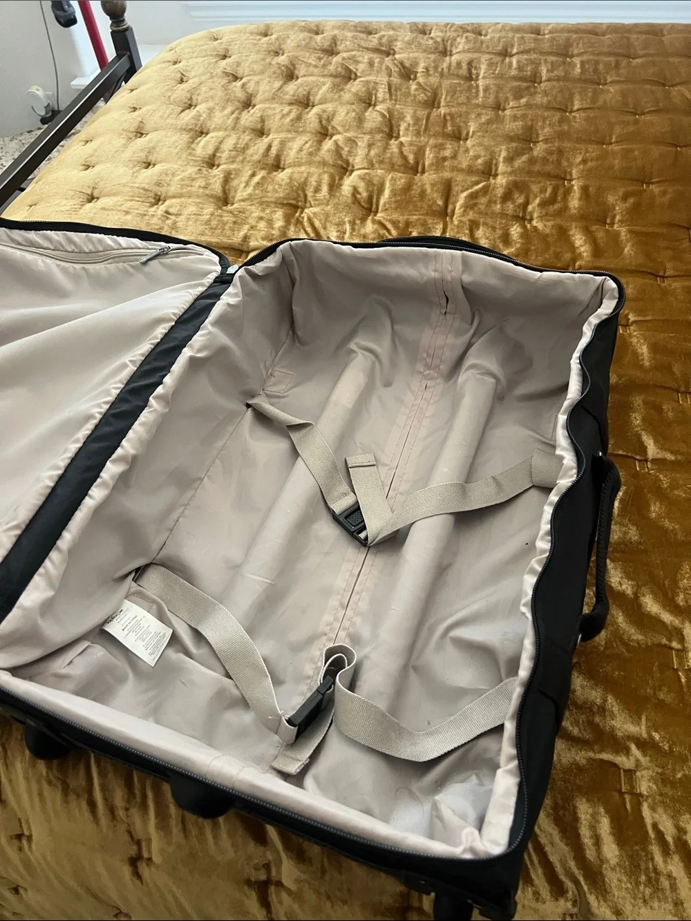 Kipling Classic Black Rolling Travel Duffle Bag -  Carry-On